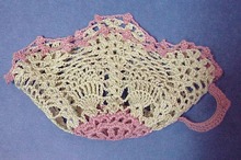 Pretty Whimsical Crocheted Lace Tea Cup Holder