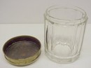 Antiqe HEAVY PRESSED GLASS HUMIDOR