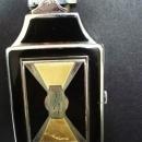 Ronson Art Deco Cigarette Case Lighter and Powder Case - Signed Ronson
