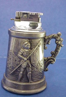 Lovely Figural Vintage table Lighter Beer Mug