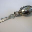 Antique Chrome Tea Infuser - England