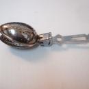 Antique Chrome Tea Infuser - England