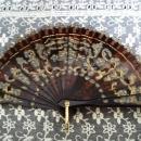 Antique Ladies Fan - Tortoise Shell Color