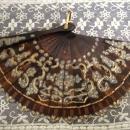 Antique Ladies Fan - Tortoise Shell Color