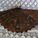 Antique Ladies Fan - Tortoise Shell Color