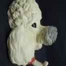 Bossons Dog - Poodle - Wall Plaque -Key Hook