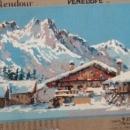 Vintage Needlepoint Winter Splendour England