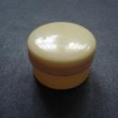 Vintage French Ivory Pill Box Celluloid Box Cream Color
