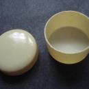 Vintage French Ivory Pill Box Celluloid Box Cream Color