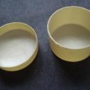 Vintage French Ivory Pill Box Celluloid Box Cream Color