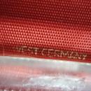 Vintage Comb Holder Petit Point on Silk Floral with Seed Pearls Germany