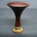 Fantastic Antique Wax Stamp Wood and Brass Monogram Ml
