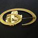 Precious Brooch Golden Carnation Perfect Gift Gold Tone