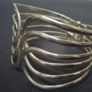 Wide Vintage Bracelet Silver Tone Perfect Gift Open Work