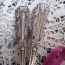 Vintage Silver Spoons Pair