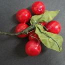 Original Vintage Brooch or Corsage Red Cherries Bunch