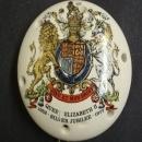 Vintage Pomander SIlver Jubilee 1977 Royalty Queen Elizabeth II Designed by Sallie Robinson