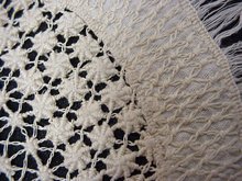 EXQUISITE Antique LACE SAMPLER DOILY