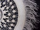INTRICATE Antique LACE SAMPLER DOILY