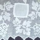 Great Vintage Fillet Lace Centerpiece Hand Made Exquisite Workmanship Hand Crochet Lace