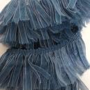 Vintage Length Luxurious Ribbon Trim - Antique Dark Teal Blue - Uncommon Ribbon trim