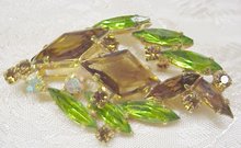 BEAUTIFUL RHINESTONE BROOCH