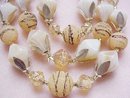 LOVELY 50'S 3 STRAND NECKLACE