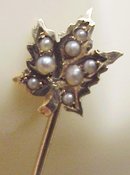 VICTORIAN ERA 14k GOLD STICK PIN