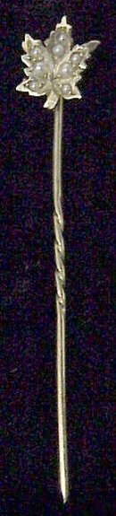 VICTORIAN ERA 14k GOLD STICK PIN