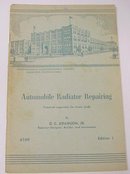 50's AUTOMOBILE RADIATOR REPAIRING BOOK