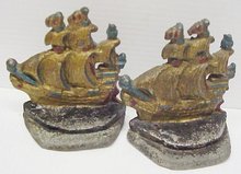 VICTORIAN CAST IRON BOOKENDS