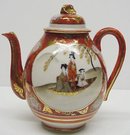 OLD KUTANI - SATSUMA STYLE TEAPOT