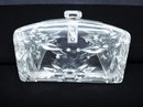 CARVED LUCITE&RHINESTONE PURSE/Handbag