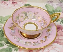 Fantastic Royal Stafford Cup and Saucer Set GARLAND
