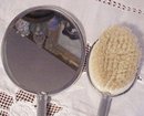 DECO MIRROR AND BRUSH
