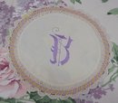 INTRICATE VICTORIAN DOILY-MONOGRAM