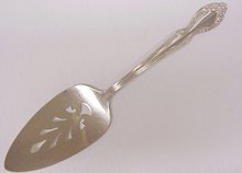 GORGEOUS ANTIQUE SILVER PLATED CAKE SERVER