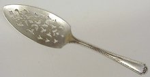 ANTIQUE SILVER PLATED CAKE SERVER
