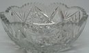 HEIRLOOM ANTIQUE CUT CRYSTAL FRUIT BOWL
