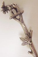FANTASTIC FIGURAL STERLING SPOON