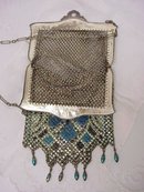 MANDALIAN-DECO METALIC MESH PURSE BAG