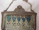 MANDALIAN-DECO METALIC MESH PURSE BAG