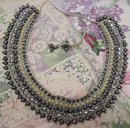 ANTIQUE HAND BEADED NECKLACE -COLLAR