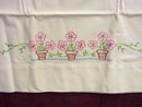 CRISP WHITE EMBROIDERY PILLOWCASE