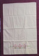 CRISP WHITE EMBROIDERY PILLOWCASE