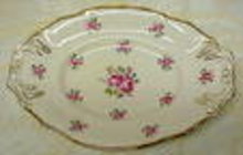 SHABBY ROSES Oval Dish