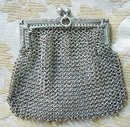VICTORIAN STERLING TINY PURSE