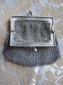 VICTORIAN STERLING TINY PURSE