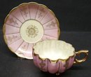 FOOTED CASTLE CHINA CUP & SAUCER