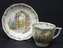BELL China CUP & SAUCER/ROSE COTTAGE